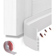 Ohuhu Door Draft Stopper Weather Stripping- Under Doors Bottom Seal Strip Sweep Sealing Blocker  Sea