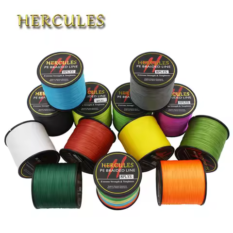 Hercules 10LB-300LB 500M Hercules100% PE Extreme 8 Strands Braided Fishing Line Sea Saltwater Fishin