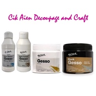 Mont Marte premium white gesso 250ml & 500ml/ clear gesso 250ml/ black gesso 500ml - universal prime