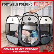 Ready Stock Cat Tent Cat Delivery Room Portable Folding Outdoor Travel Cat/Dog Pet Tent Dog House Dog Fence Rumah Kucing
