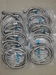 10เส้น-สายฝักบัวอาบน้ำสายหัวชำระ สแตนเลสsus304แท้ รุ่นหนา เป็นยางEPDM