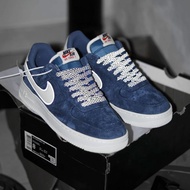 Nike air force 1 low suede midnight navy