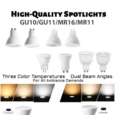 4Pack MR11 GU11 LED Spot Light Bulb 35mm Diameter AC 220V 3W MR11 GU10 GU4 GU5.3 Lamp Bright Mini CO
