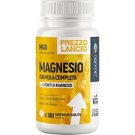 Suplemen magnesium lengkap, formula lengkap 600 mg, mengandungi magnesium glisinat, magnesium pikoli