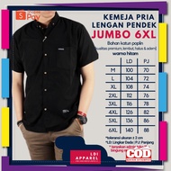 KEMEJA PREMIUM KOREAN STYLE Men's Short Sleeve Shirts Distro Adult Men's Tops Black SizeBIG Men's Ju