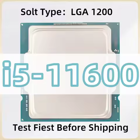 I5-11600 LGA 1200 11th Generation Processor 6-Cores 12-Threads 2.8GHz 12MB 65W For Z490、B560、Z590 mo
