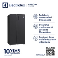 (ส่งฟรี/ไม่ติดตั้ง) Electrolux ตู้เย็น Side by side ความจุรวมสุทธิ 505 ลิตร (17.8 คิวบิกฟุต) รุ่น ESE5401A-B