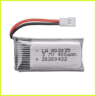 【hot sale】 3.7V 400mAh Lipo Battery For H107 H31 KY101 E33C E33 U816A V252 H6C RC Drone Spare Parts