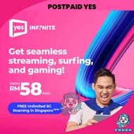 POSTPAID YES POWER 35 FLEXI 58 No Contract Unlimited Call + Unlimited 5G Data Hotspot Wireless Broad