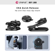 Ngàm kẹp balo tháo lắp nhanh cho máy ảnh Ulanzi CK02 DSLR Gopro DJI Pocket 3 từ tính chính hãng