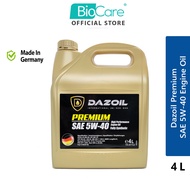 Dazoil Premium SAE 5W-40 Engine Oil 4L (High Performance Fully Synthetic)
