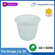 Pot Bunga Lia 20 / Pot Bunga Plastik 20 cm - SUSAN