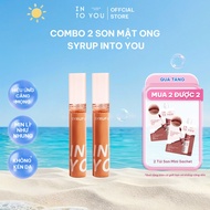 COMBO 2 Syrup INTO YOU honey lip gloss, plump, non-sticky 2.4g