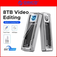 ORICO M.2 SSD Enclosure USB4 NVMe PCIe4.0 Case 8TB Compatible Thunderbolt 3/4 for MAC mini(AAGM2)