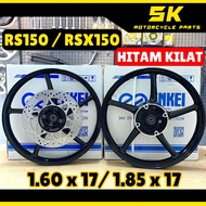 RS150 SP522 ENKEI Sport Rim RSX RS 522 Honda (1.60/1.85) Ready Stock Sport Rim 5 Batang RSX150 Hitam