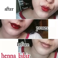 PALING DI CARI !! HENA BIBIR TAHAN LAMA 1 BULAN / HENA BIBIR / HENA BIBIR HALAL PERMANEN / HENNA BIB