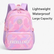 Kids School Backpack Large Capacity Lightweight Ergonomic School Bag (4 Colors)