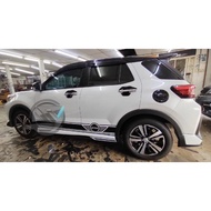 (Ready Stock)S69# Perodua Ativa Car Body Vinyl Decal Sticker