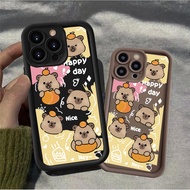 For Realme Note 60 60X Note50 C65 C63 C67 C61 C53 C55 Orange Kapybara Soft Cover rg510fei0