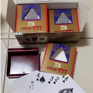 Fast Delivery 24 Hours.| J.H GOLO-777 PVC Game Cards Good Quality Smooth Face 1 Small Leaf (54 Leave
