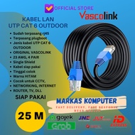 CAT 6 OUTDOOR UTP LAN CABLE 25 METERS INSTALLED RJ45 PLUGBOOT CAT6 25M