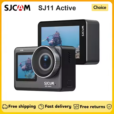 SJCAM SJ11 Active Action Camera Portable Mini Camera 4K Ultra HD 20MP Waterproof Anti-shaking Dual S