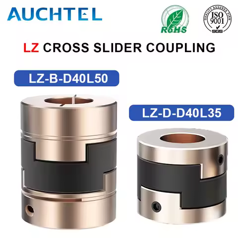 LZ D40L50 D40L35 Oldham Coupling Flexible Aluminum Alloy Shaft Coupler 10mm to 20mm for CNC Servo Mo