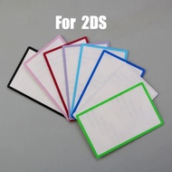 1pcs Colorful Replacement For 2DS Upper LCD Screen Front Plastic Cover Screen Accessorie Top Surface