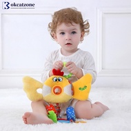 OKCATZONE 1Pc Newborn Baby Rattles Toy Plush Stroller Cartoon Animal Toys Baby Mobiles Hanging Bell Educational Baby Toys 0-24 Months F7O7