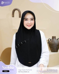 NAZIKHA Daffi Hijab Terbaru Jilbab Instan Premium Kerudung Bergo Ibu Payet Mutiara