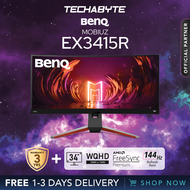 BenQ MOBIUZ EX3415R | 34" QHD | 1ms 144Hz | Ultrawide Curved Gaming Monitor