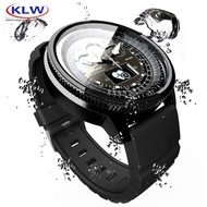KLW Moka  Smart Sport Watch ISO 3ATM  Waterproof Double Touch Heart Rate Monitoring Message Reminder  Smartwatch For Ios