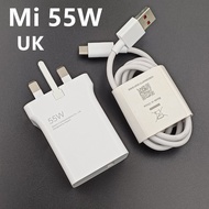 Suitable for Xiaomi 55W Charger GaN Xiaomi 11 Charging Cable 6A Type-C Mobile Phone Fast Charging Ca