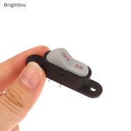 [Brightbiu] 1/5PCS Boat Button Switch White 2 Pin Light ON/OFF 250V 6A AC AMP 125V 10A Electric Wok 