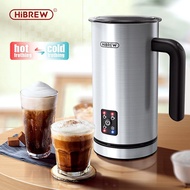 HiBREW 4in1 Milk Frother|Electric Milk Frother Machine|Coffee Stirrer Stainless Steel Milk Foam Make