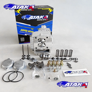 ATAKA รูปแบบคลื่น ชุดฝาสูบเวฟ 4 วาล์ว For เวฟ125 FI WAVE125 FI  18/21 21/24 22/25 25/28 ชุดเต็ม