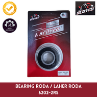 Bearing / Laher Roda Scoyco 6201 / 6202 / 6203 / 6301 / 6300 / 6201 / 6004 - (2Rs)