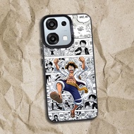 RN1Anime Straw Hat Luffy Case Oppo A6 Pro Soft edge hard board