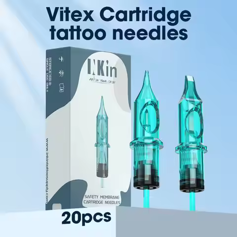 Vitex Cartridge Tattoo Needles Durable Needles with Professional Membrane Liner Round Magnum Perfect