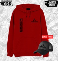 PROMO GRATIS ONGKIR FREE TOPI COD HOODIE Jaket Distro Eiger Tropical Kiri Kanan Text HITAM Premium