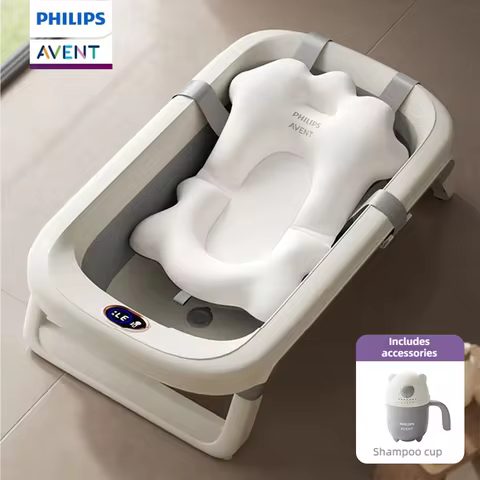 Philips Avent Baby Bath Seat Mat Infant Anti-Slip Soft Safe Security Bath Support Cushion Suspension