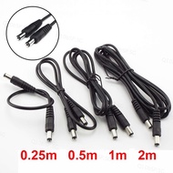 DC Power cable 5.5 x 2.1mm Male Adapter Connector Cable 12V Power Extension Cords  SG10B