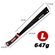 เหล็กแมงกานีส SK-5 มีดโต้หัวตัด มีดพร้าแรมโบ้ มีดเดินป่า+พร้อมซอง วัสดุเหล็กแมงกานีส ด้านหลังหนาขึ้น