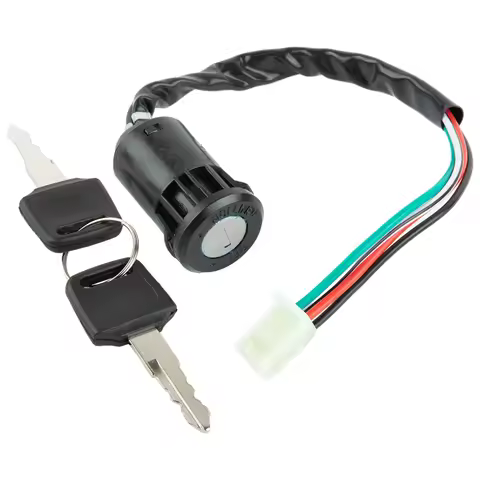 50cc-150cc Quad 4Wheeler ATV Ignition Switch Motorcycle Electrical Switch 2 Key 4 Wire For ATV Quad 