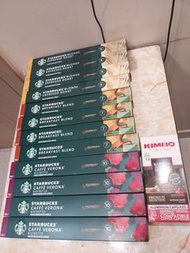 $110 for 4 ,$200/8boxes of coffee capsules from Starbucks, KIMBO Barista, and Moccona (three brands,