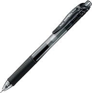 Pentel Knock Gel Ballpoint Pen Energel X, 0.5mm Needle Tip, Black Ink (BLN105-A)