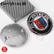 ALPINA Logo Front Hood Emblem & Rear Trunk Badge Sticker 82MM For BMW 3 series 5 series 1 series X3 