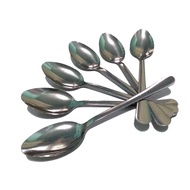 6 Pcs - Komodo Stainless Steel Thick Plain Tablespoons