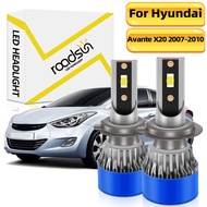 【For Hyundai】Avante X20 2007-2010 LED Car Headlight Bulbs 1 Pair Headlamp 6000K White 11000LM Super 