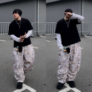 YOBA | Balloon Cargo Pants - Seluar Cargo Lelaki Super Wide Leg Cargo Pants, Big Size 130kg,Dancer,T